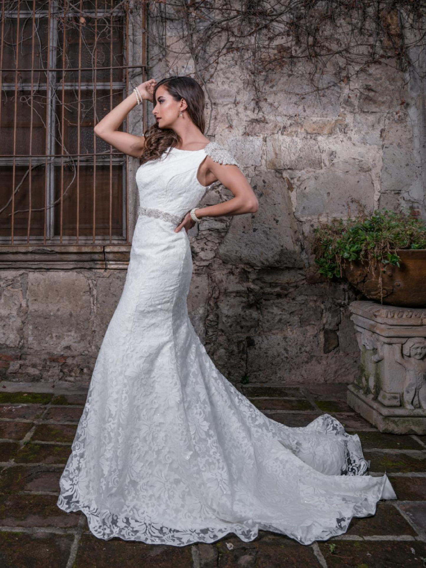 ANDY ANAND COUTURE aa9317 WHITE