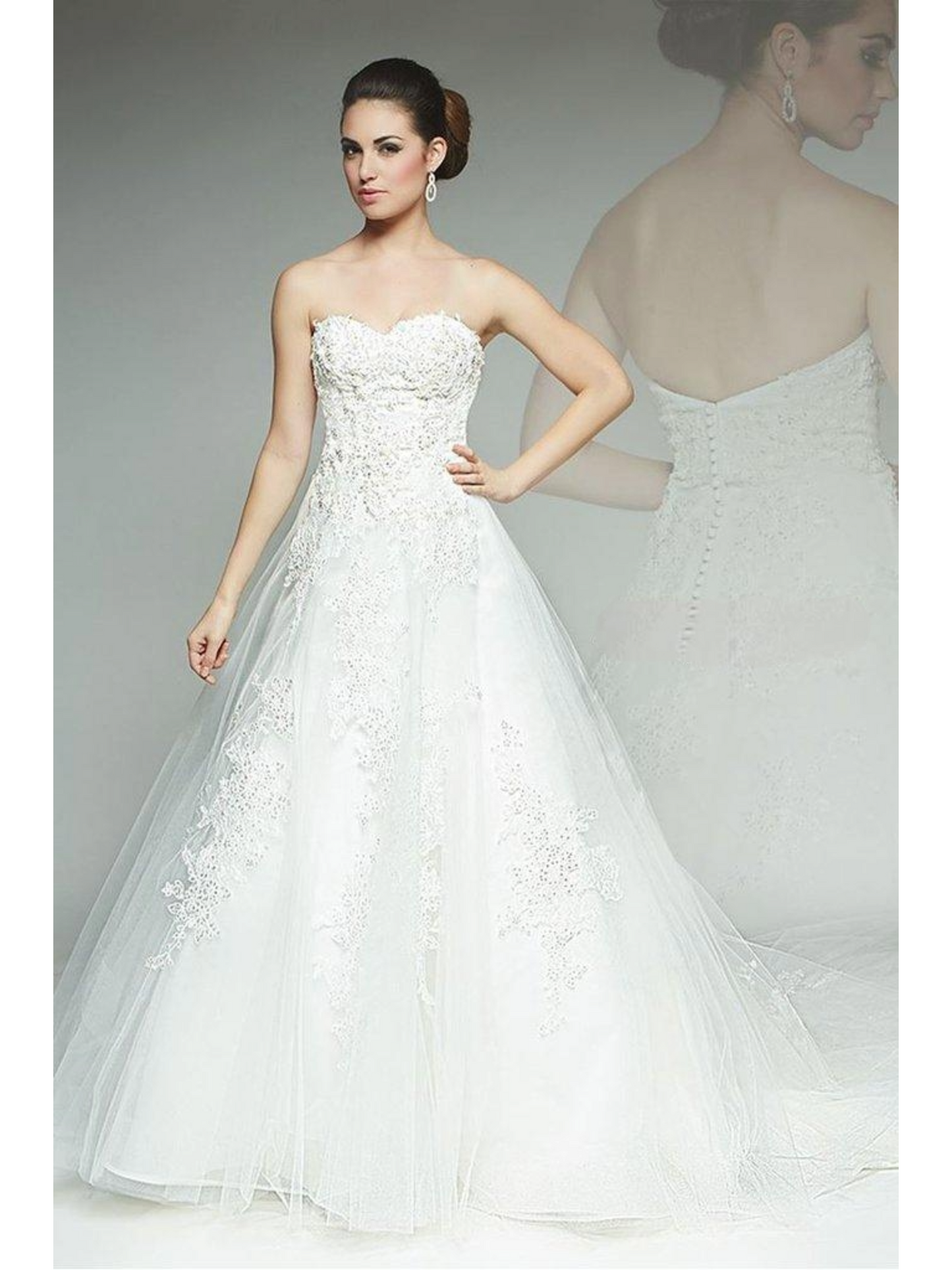 ANDY ANAND COUTURE aa9320 WHITE